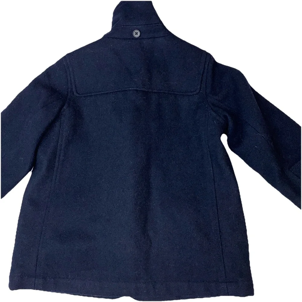 Crewcuts Boys Navy Peacoat Wood Duffel Buttons Size 3‎ Preppy Dress Up J Crew